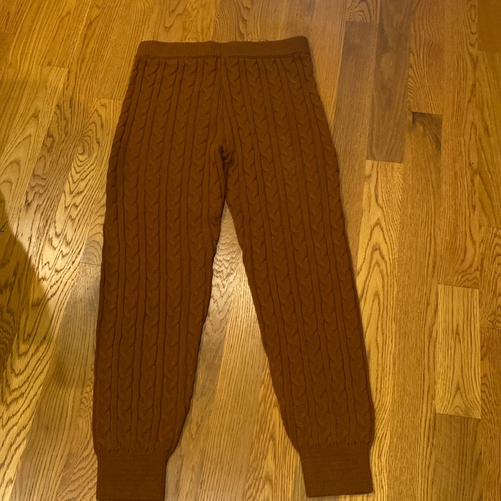 Classic Acorn brown Sweater Pants..comfy & warm size XL (b)
